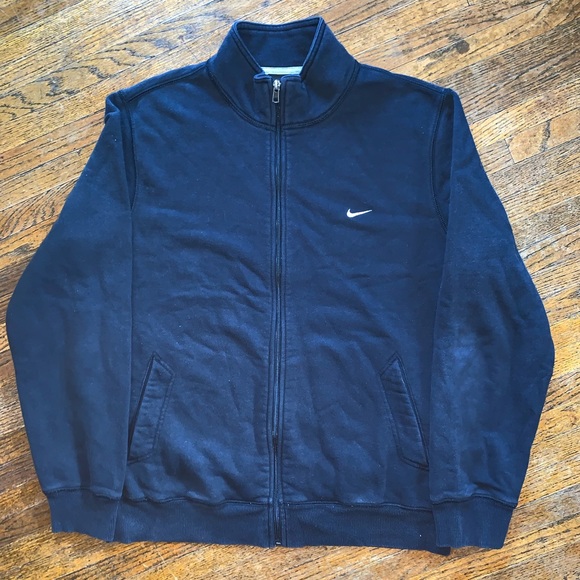 Nike Full-ZIP Jacket Small Check Swoosh Size Large - Picture 1 of 8